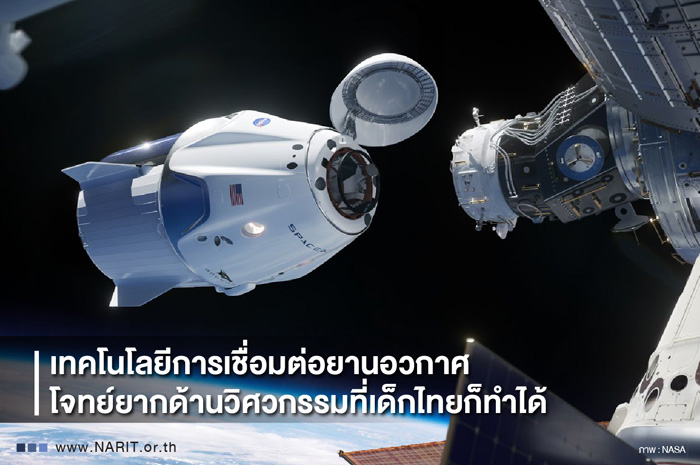 เด็กไทยสุดยอด! เทคโนโลยีการเชื่อมต่อยานอวกาศ โจทย์ยากด้านวิศวกรรมที่เด็กไทยก็ทำได้