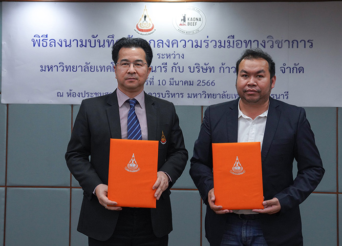 มทส.จับมือเอกชนรายใหญ่ของไทยหนุนการวิจัยพัฒนาและสร้างระบบนิเวศการผลิตโคไทยวากิว ตลอดห่วงโซ่การผลิต